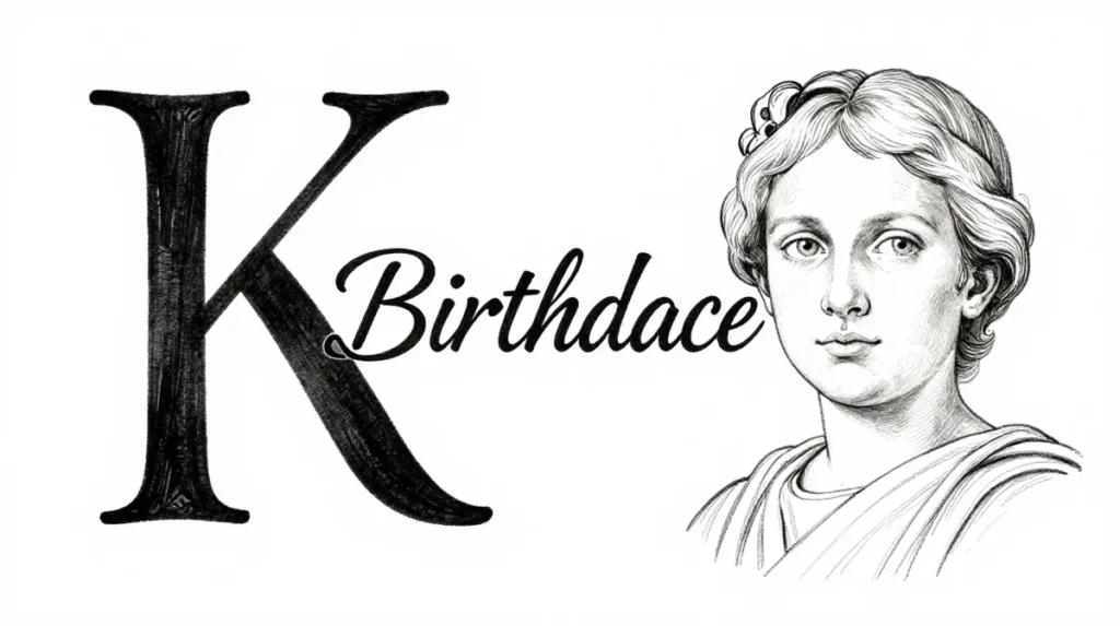 Roman Numeral Birthdate with Name