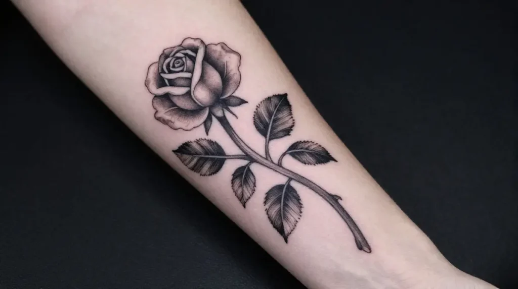 Rose Vine Tattoo