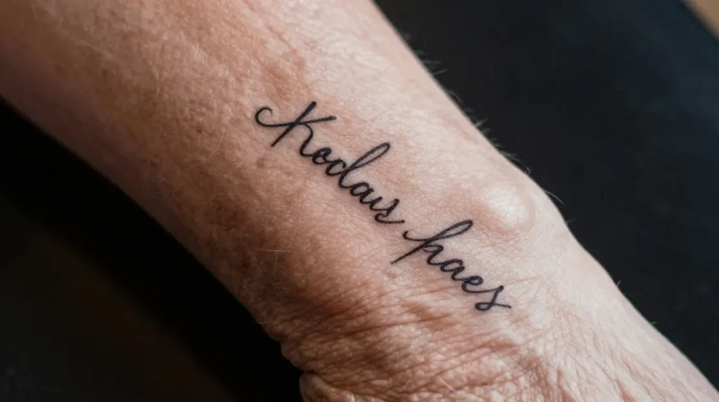 Script Name Tattoos