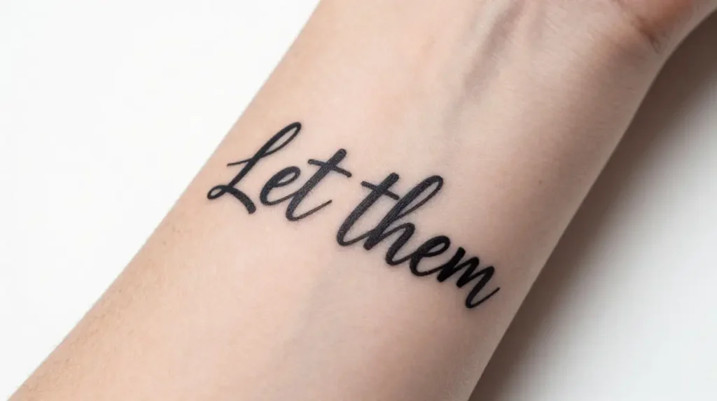 Simple Script Let Them Tattoo