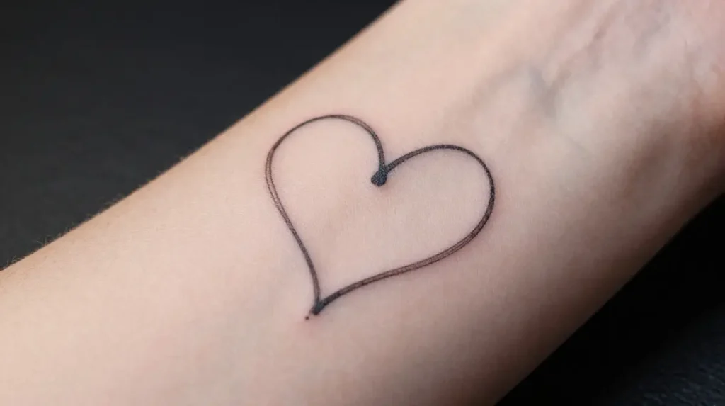 Single Line Heart