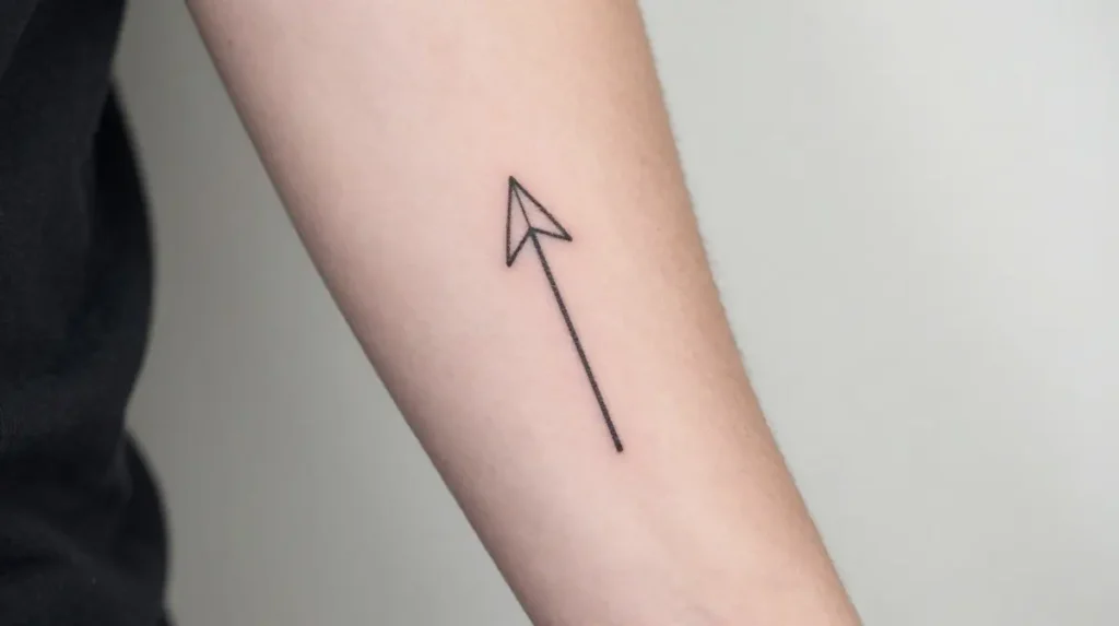 Small Arrow Tattoo