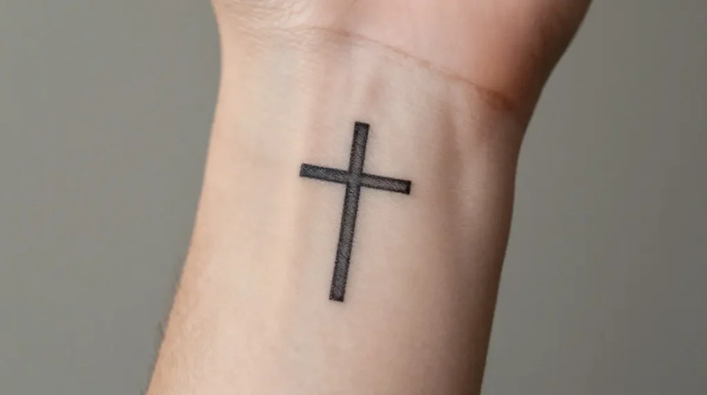 Small Cross Tattoo