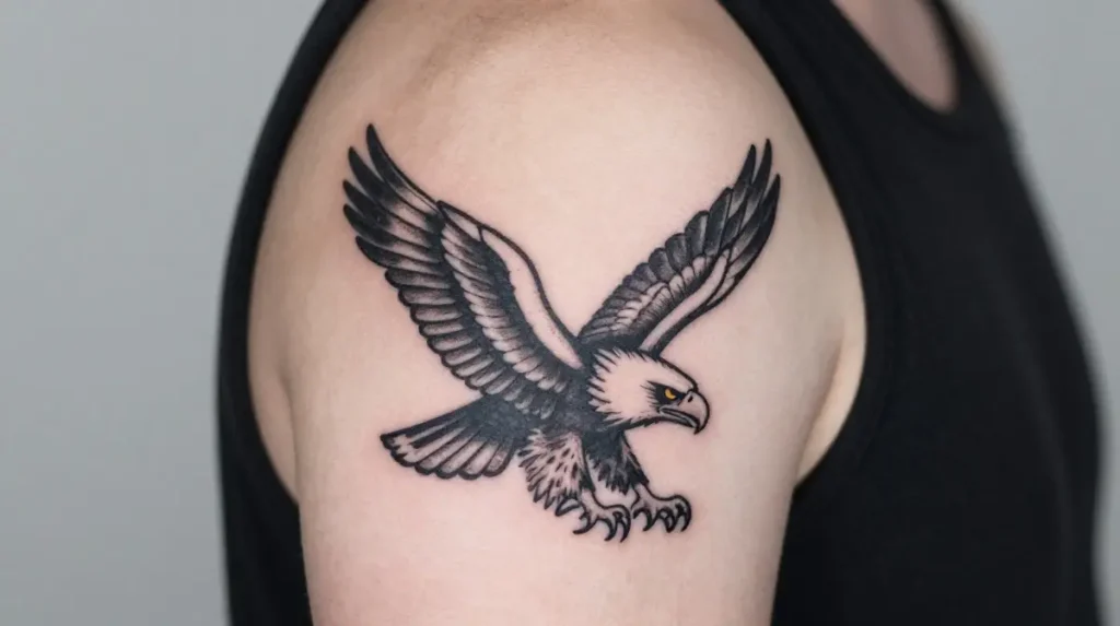 Small Eagle Tattoo