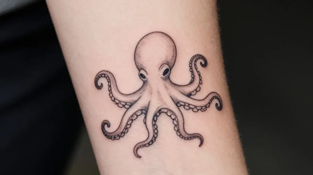 Small Octopus Tattoo
