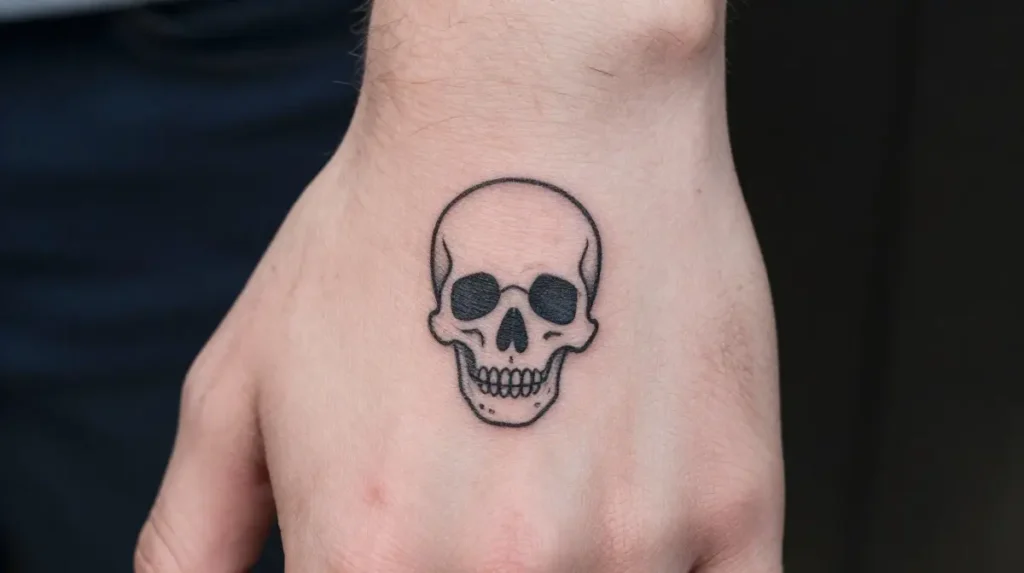 Small Skull Tattoo
