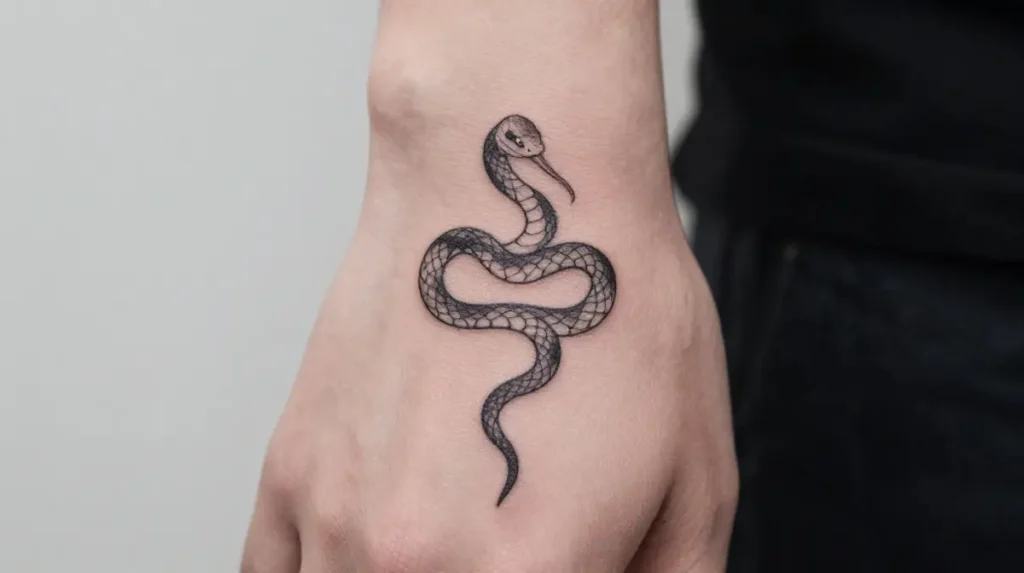 Small Snake Tattoo