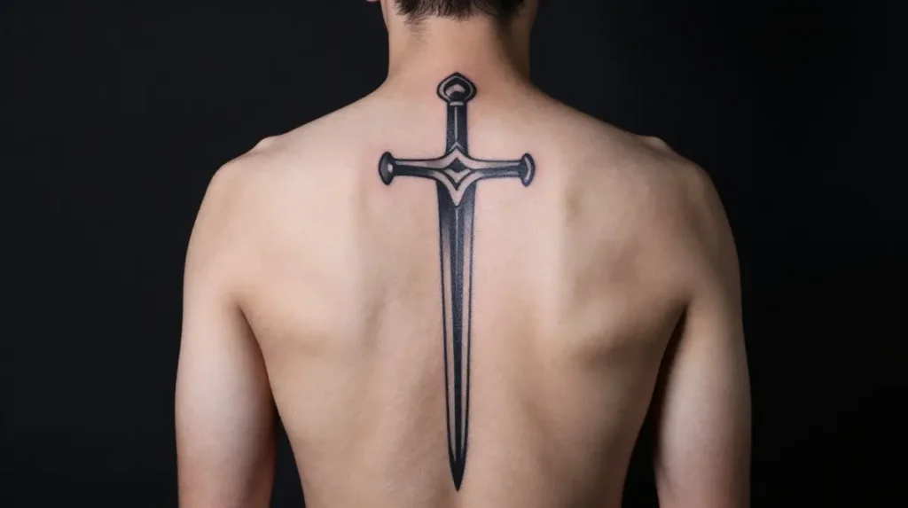 Spine Tattoo for Men