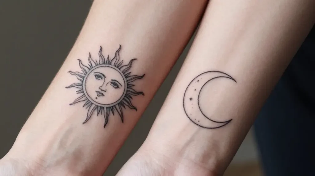 Sun and Moon Complementary Design