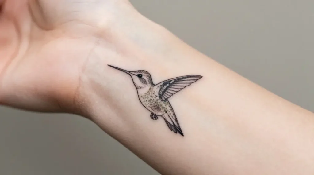 The Hummingbird Wrist Tattoo