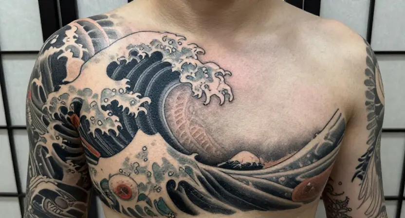 The Japanese Wave Tattoo Style