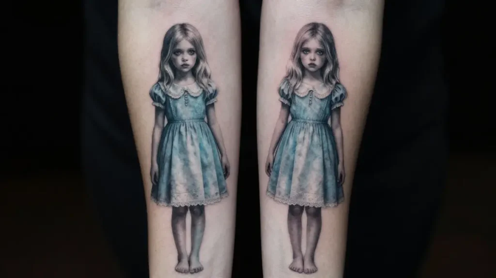 The Shining Twin Girls Tattoo