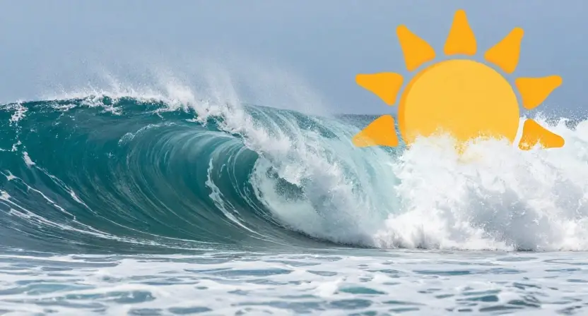 The Wave With Sun Combination