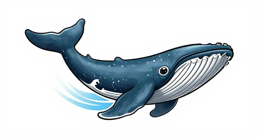 The Wave With Whale Tattoo