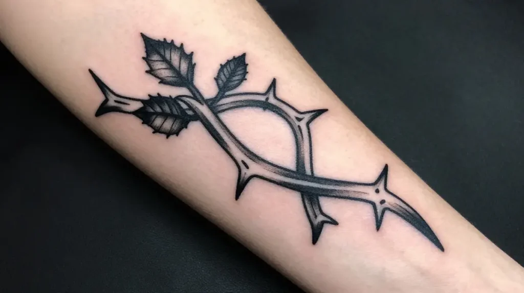 Thorny Vine Tattoo