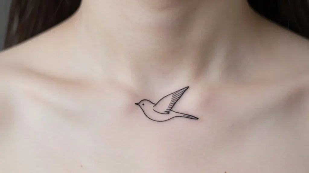 Tiny Bird in Flight