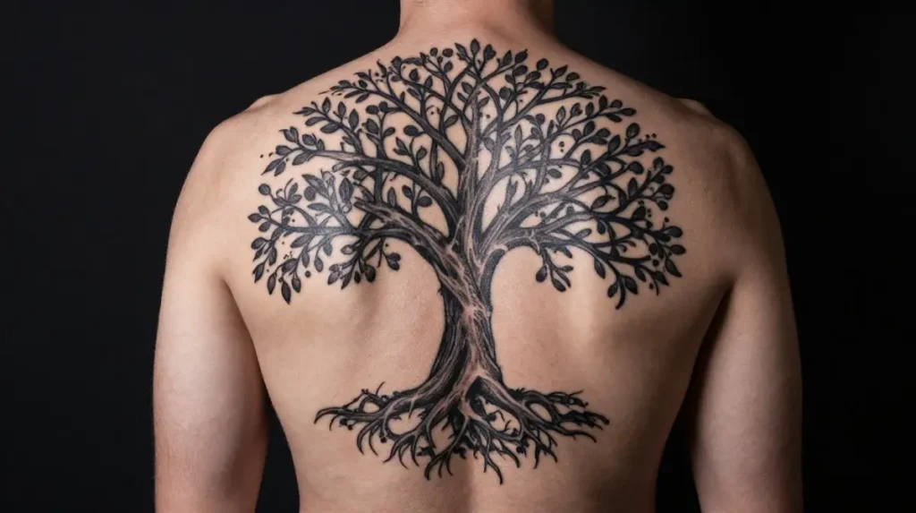 Tree of Life Back Tattoo