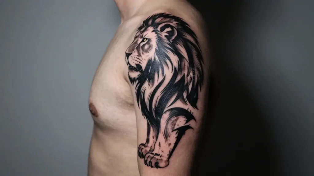 Tribal Leo Tattoo
