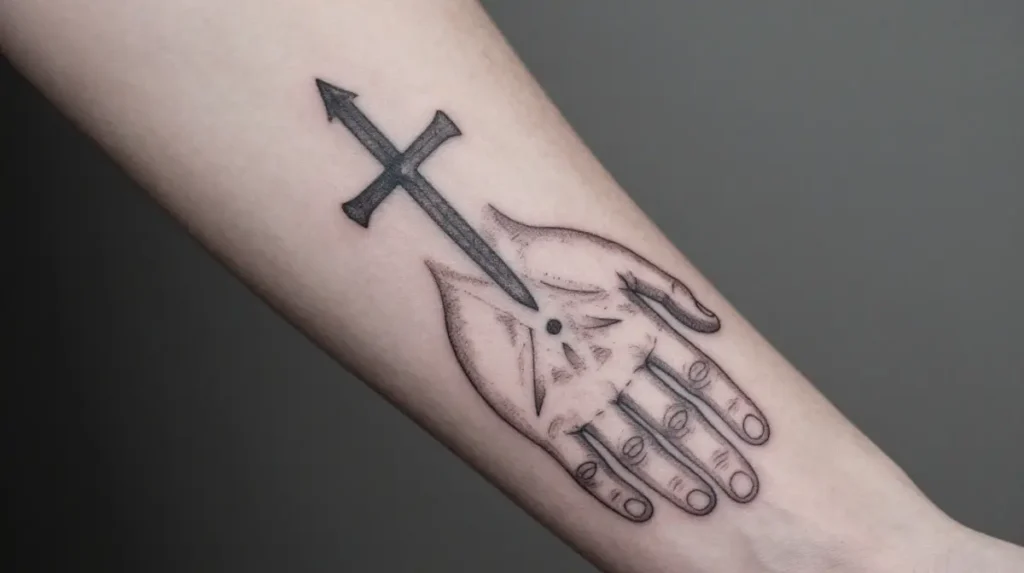 Tyr One-Handed God Tattoo