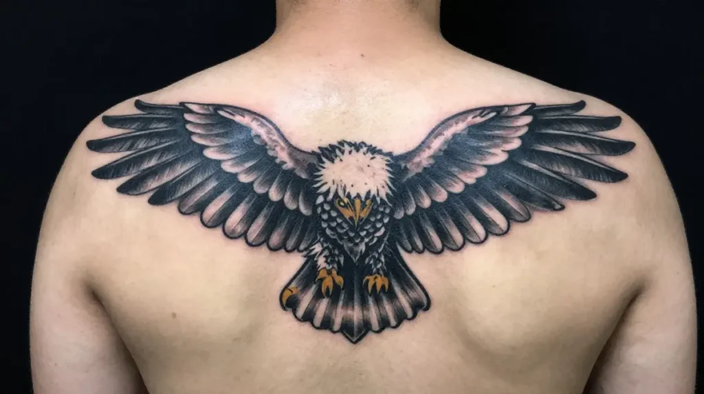 Upper Back Tattoo for Guys