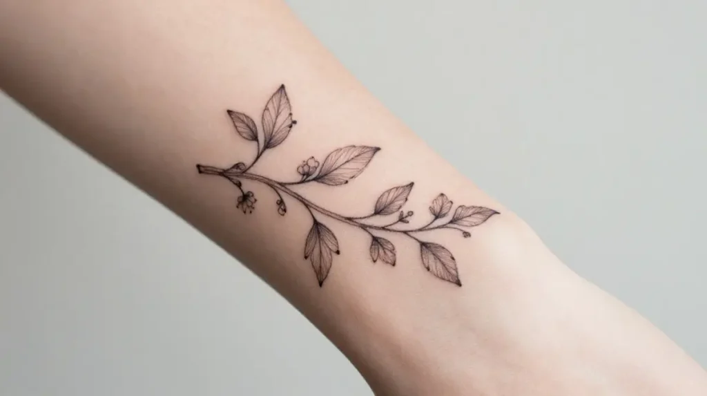 Vine Tattoo on the Wrist