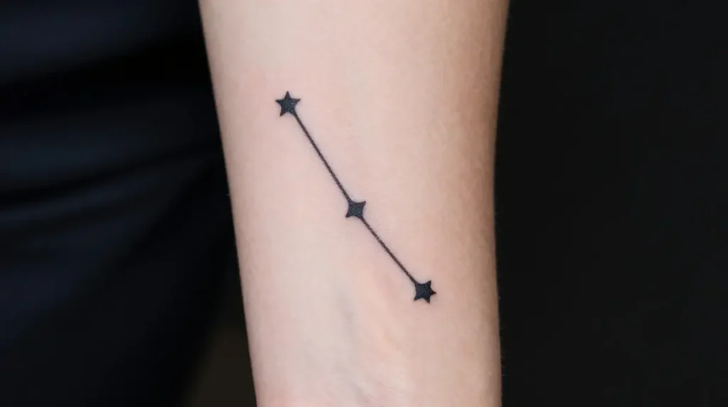 Virgo Constellation Tattoo