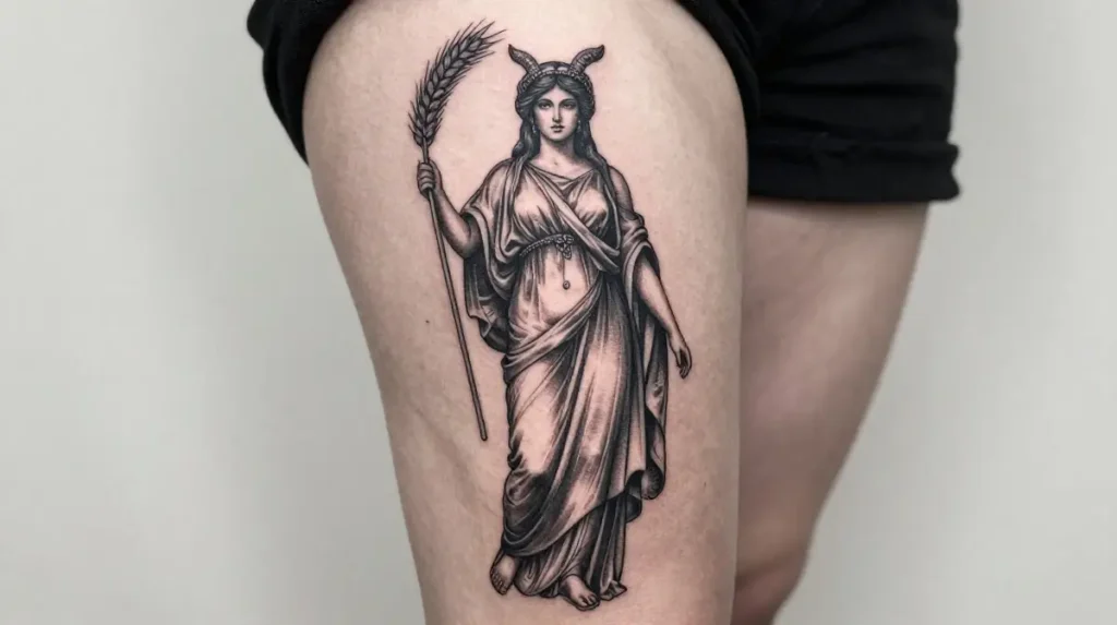 Virgo Goddess Tattoo