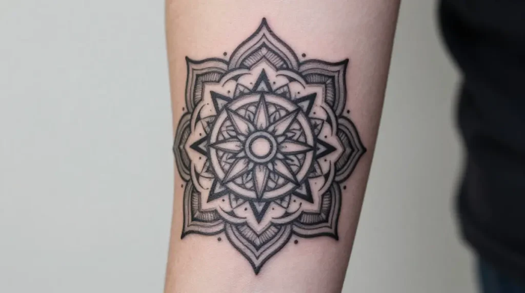 Virgo Mandala Tattoo