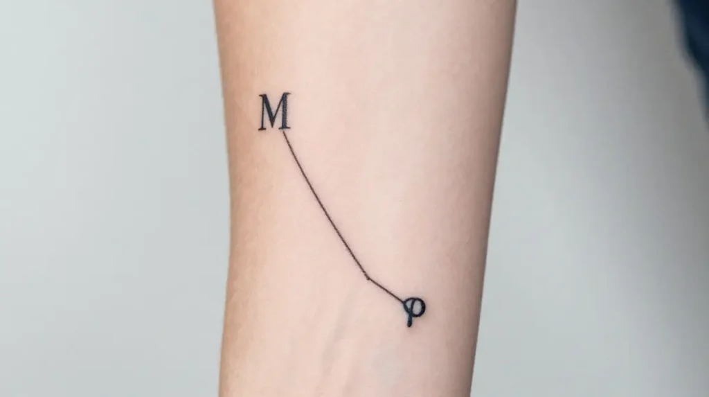 Virgo Tattoo with Birth Date