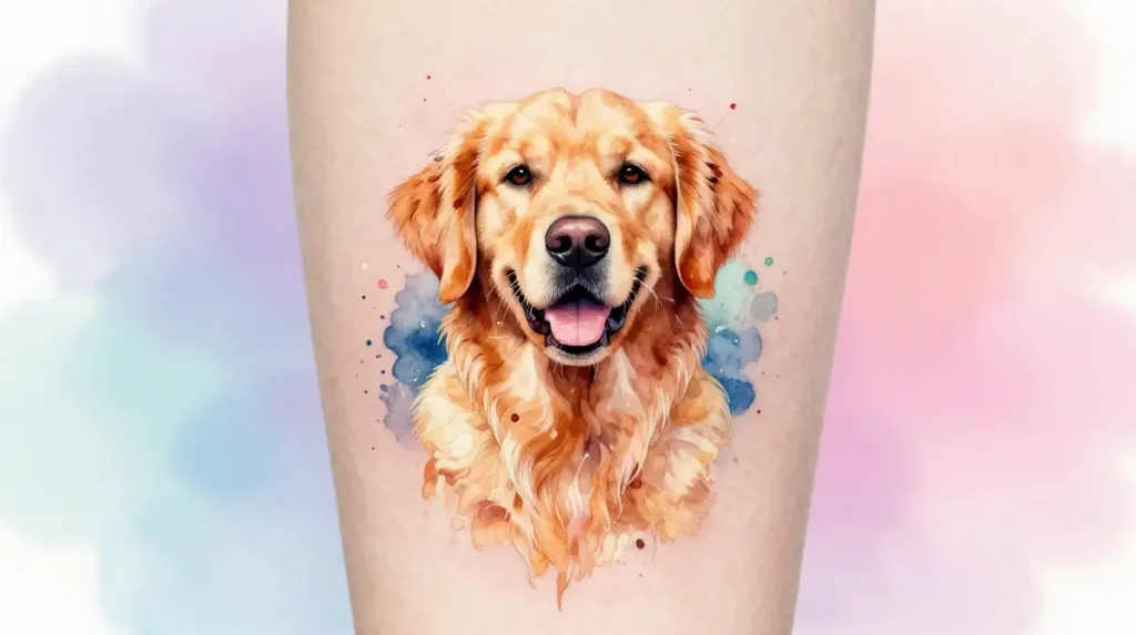 Watercolor Style Tattoo