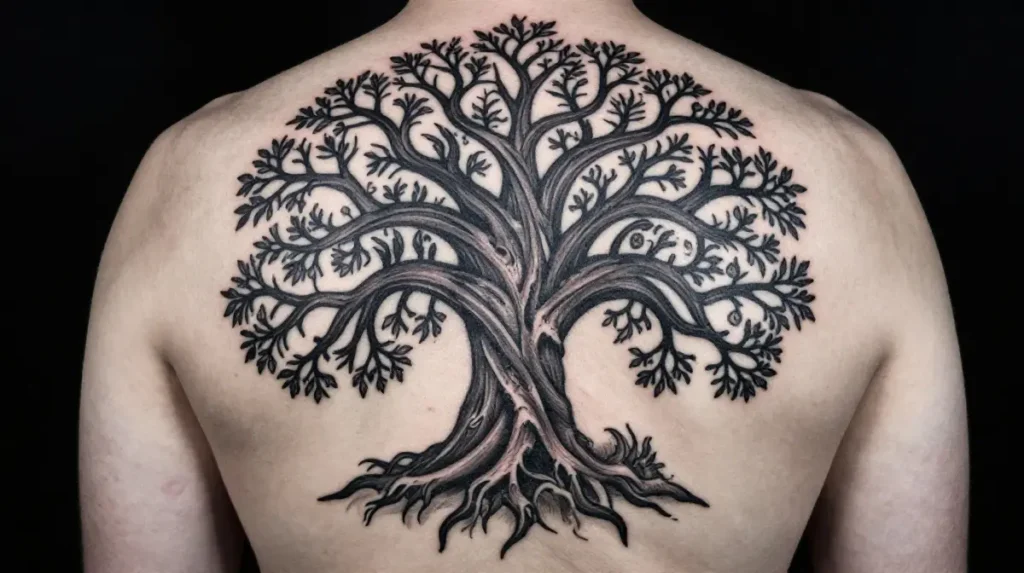 Yggdrasil World Tree Tattoo