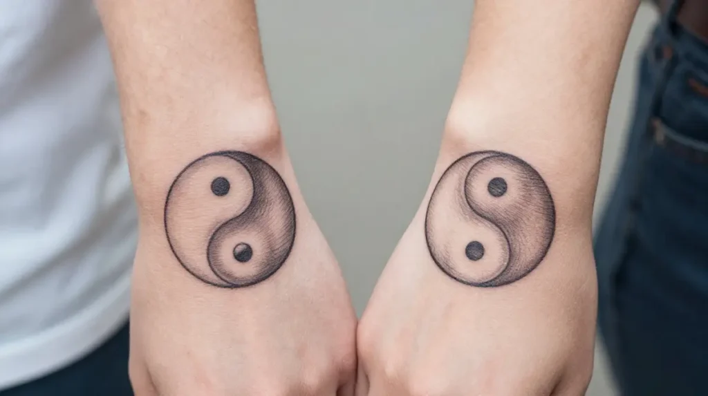 Yin and Yang Couples Tattoo