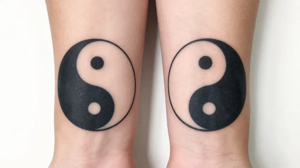 Yin and Yang Sisters Tattoo