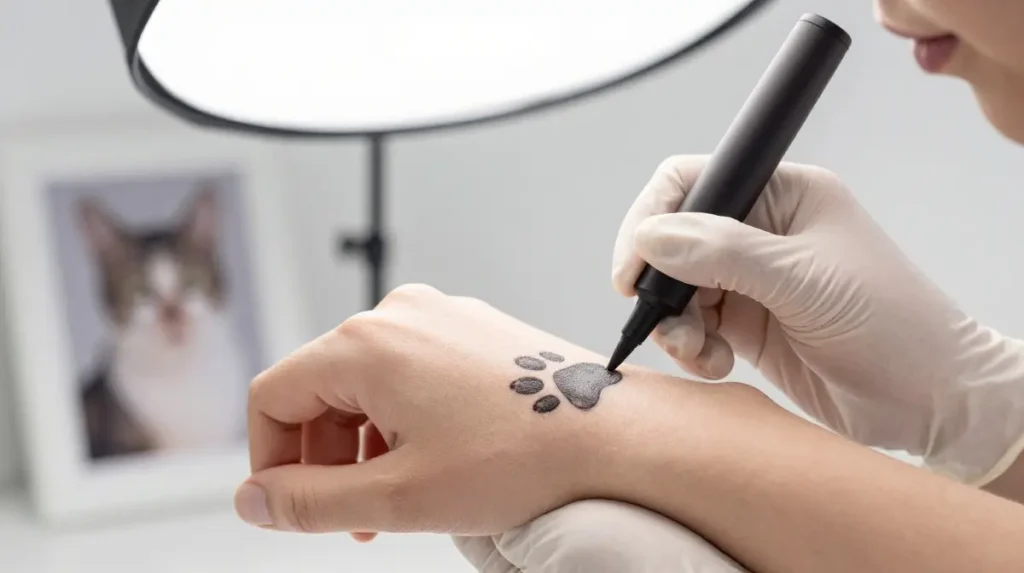 The Permanent Impression — Sacred Science Behind Paw Print Tattoo Art