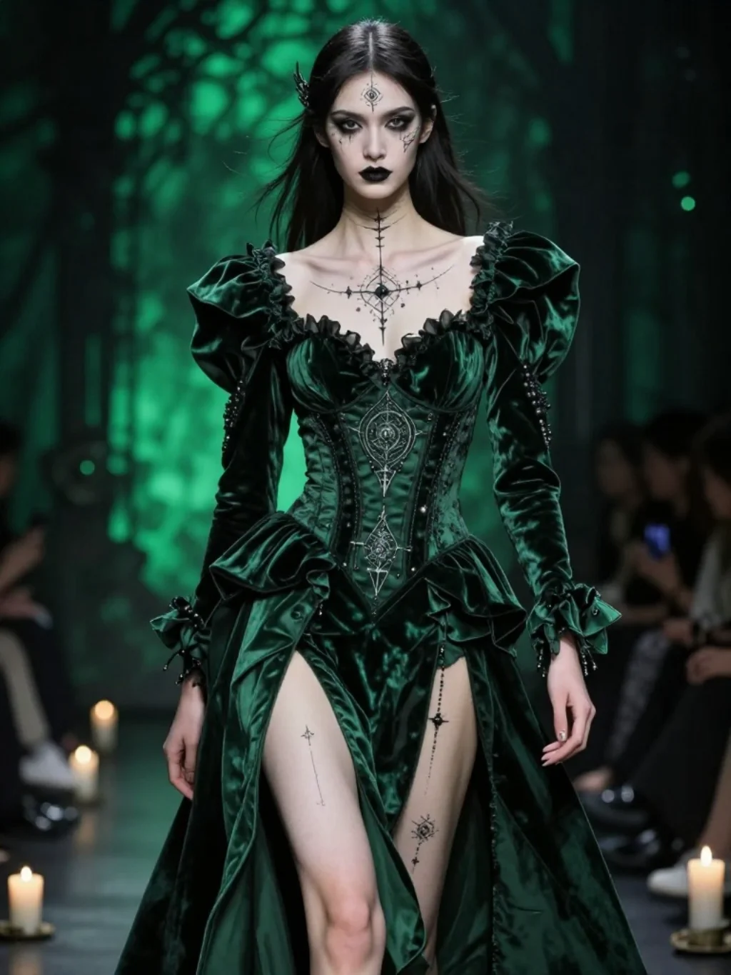 Alchemical Ink Fuses Otaku Secrets with High Fashion Body Aesthetics