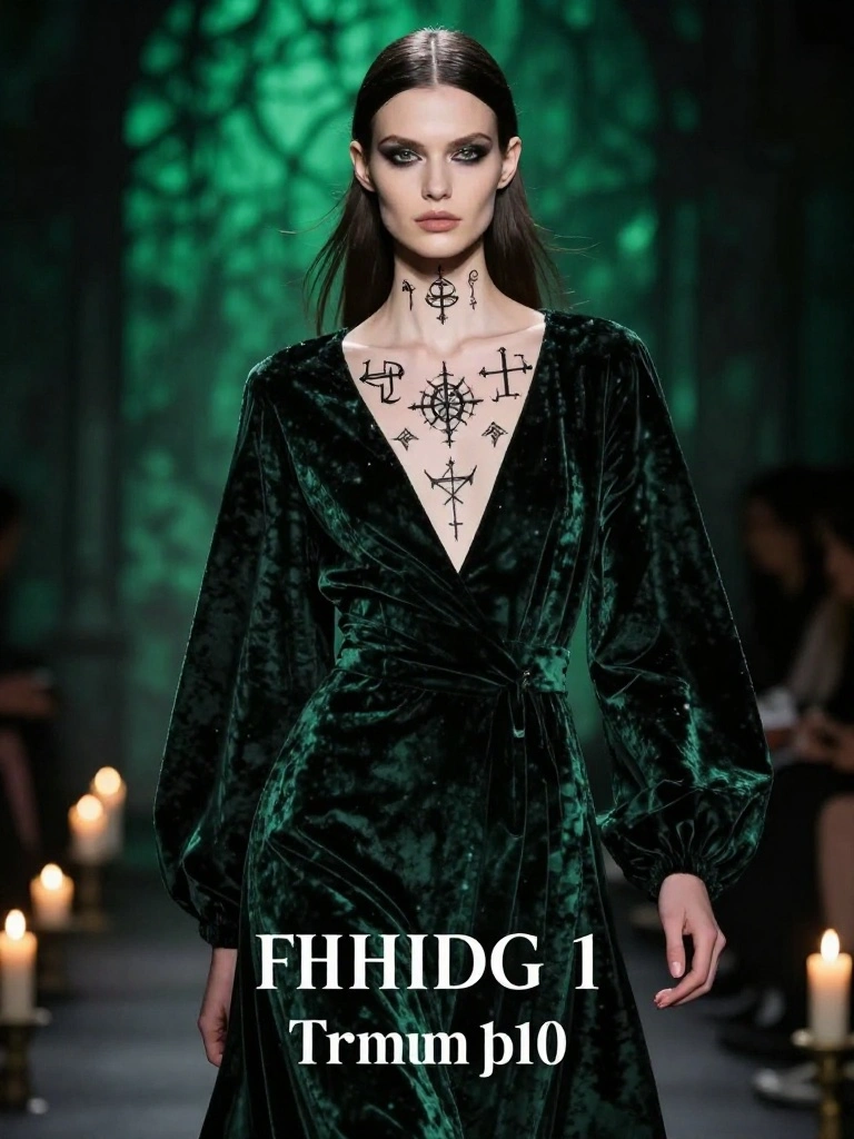 Alchemical Ink Fuses Witchcraft Secrets with High Fashion Aesthetics