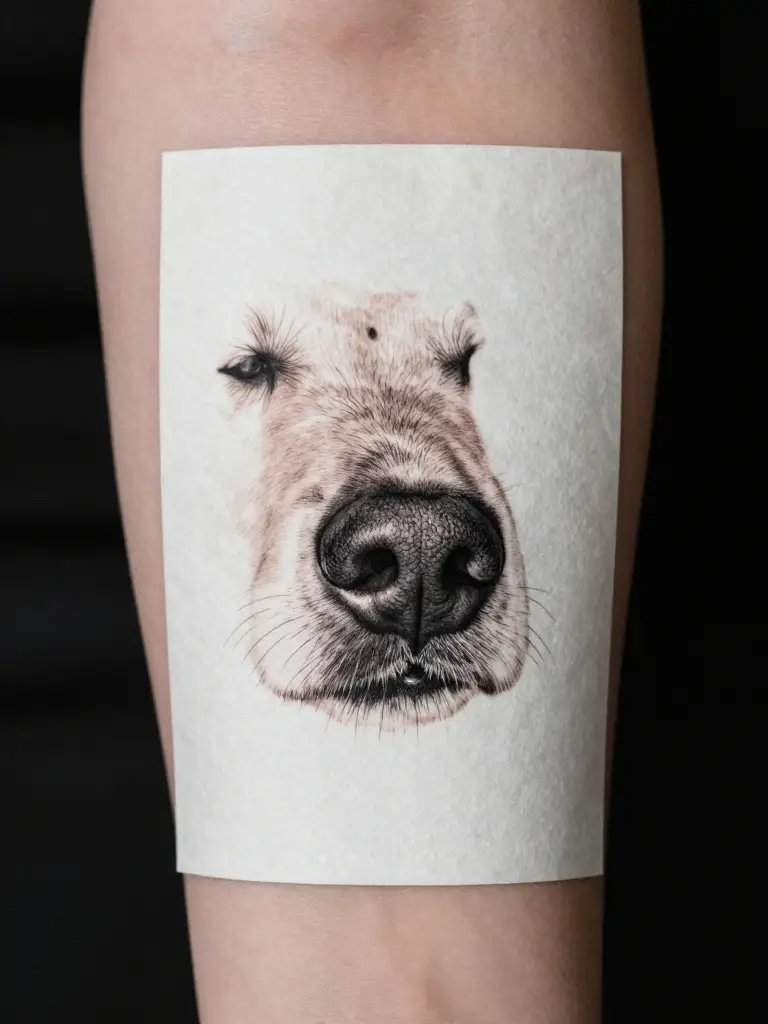 The Nose Print Tattoo — the Most Unique Memorial You've Never Considered