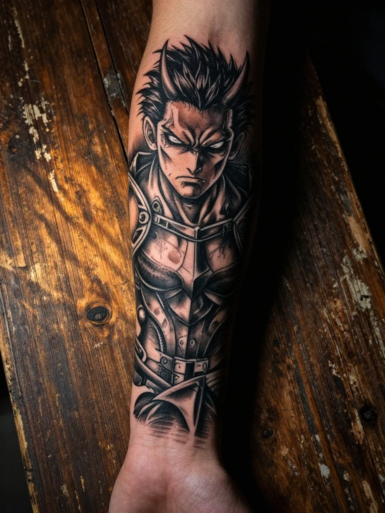 Anime Tattoos for Men That Communicate Identity Without Explanation