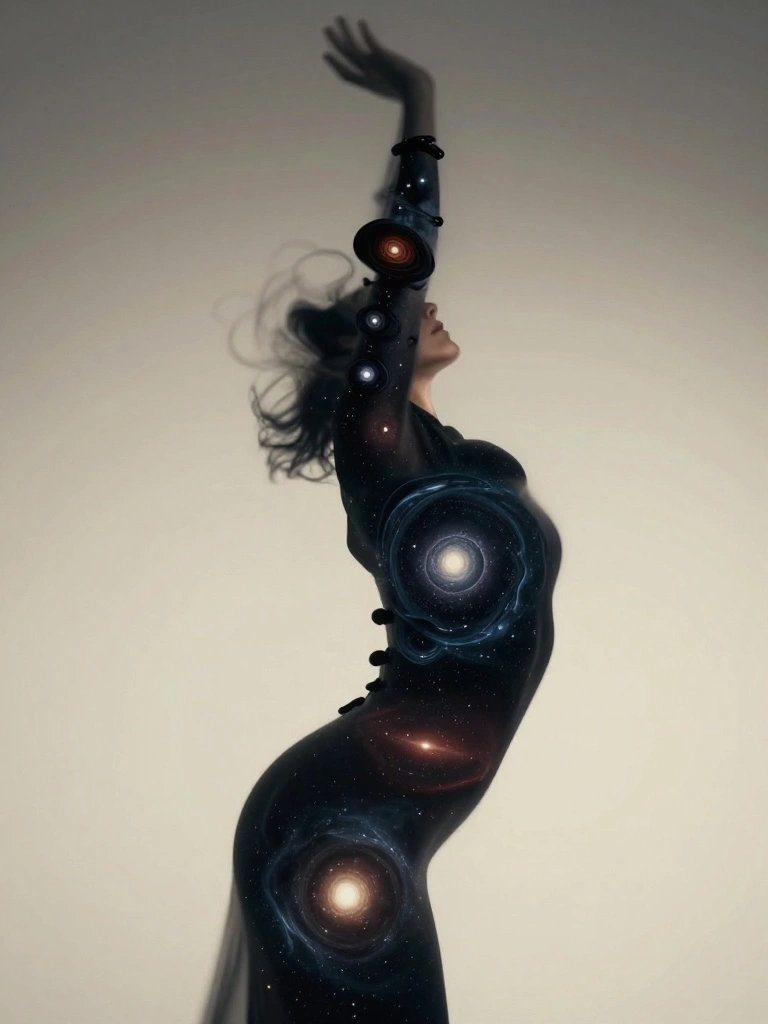 Daring Spine Placements Weaponize Human Anatomy to Mirror Galactic Shifts