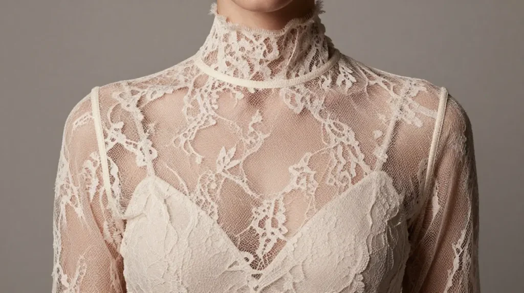Lace-Inspired Chest Tattoos That Drape the Skin Like a Second Garment