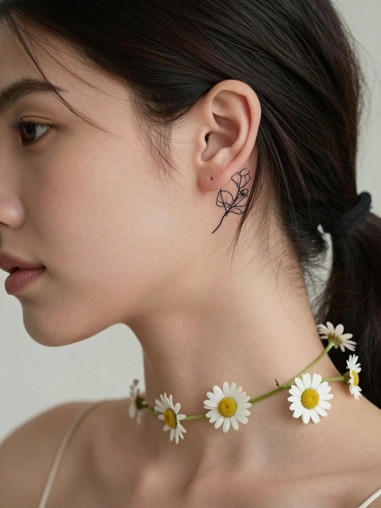 Behind the Ear and Collarbone — Discreet Spots With Maximum Impact