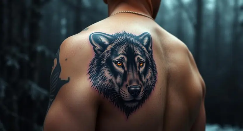 Lion and Wolf Shoulder Tattoos — Portraits of Character Not Just Animals