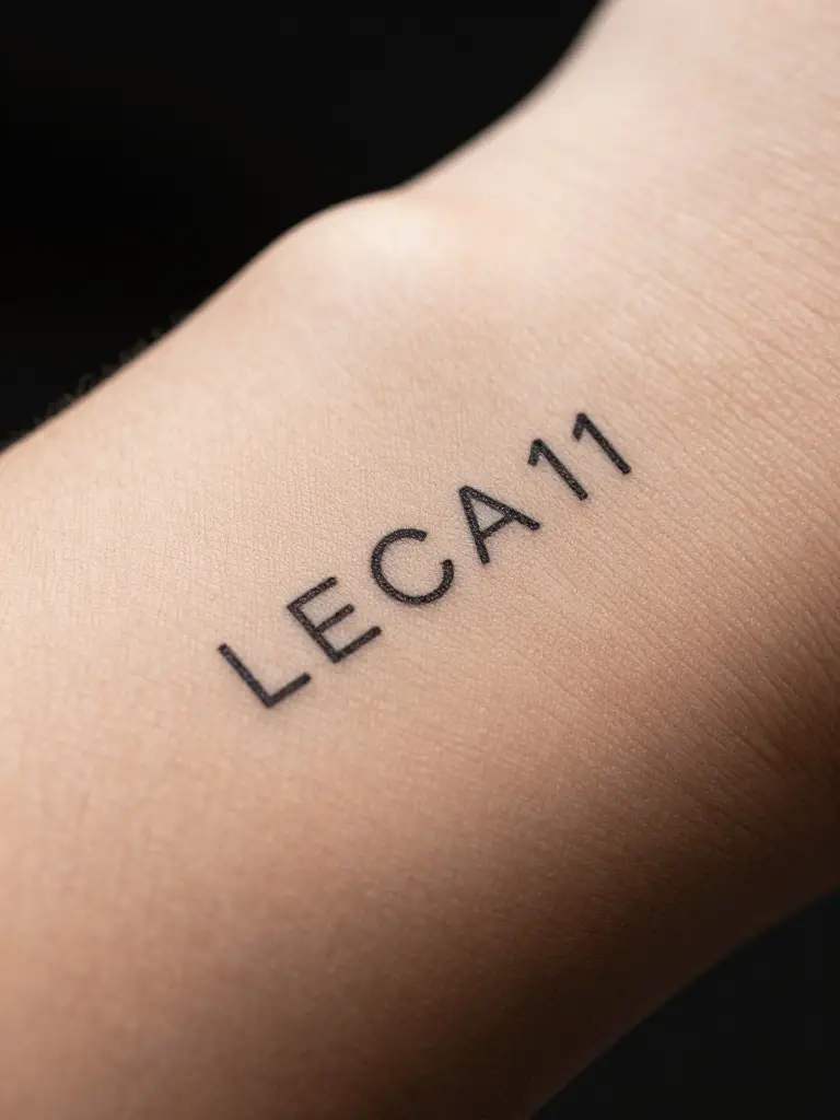 Minimalist Name Tattoos That Let the Love Speak Without the Visual Noise