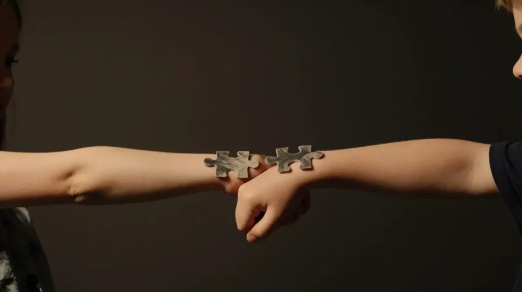 12. Puzzle Piece Designs That Show How Two Different People Create One Complete Picture