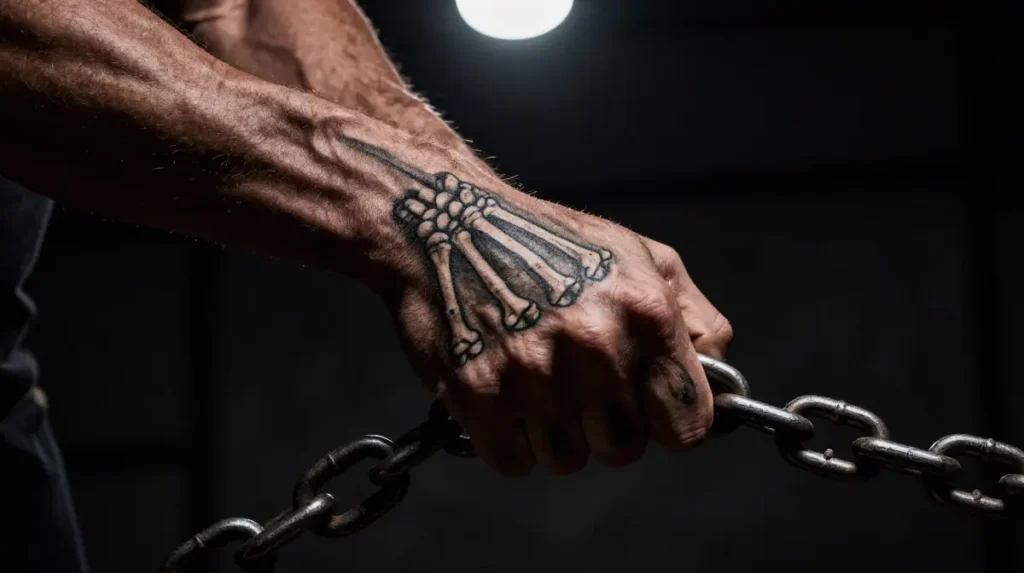 Skeleton Hand Tattoos for Men — Power, Darkness and Raw Masculine Edge