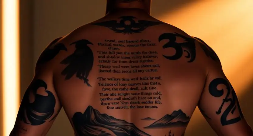 Back Piece Scripture Tattoos That Demand Attention and Command Reverence