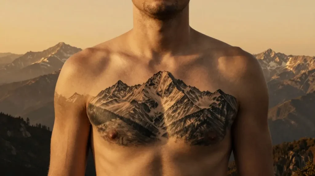 Chest and Back Mountain Pieces That Turn the Torso Into a Panoramic Vista