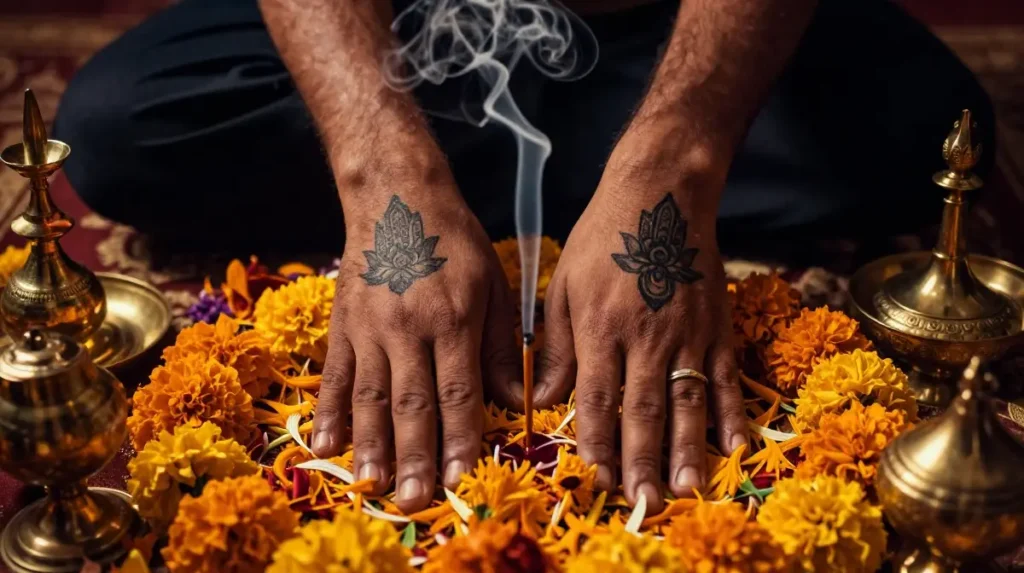 Cultural Sacred and Spiritual Finger Ink With Genuine Ancestral Depth