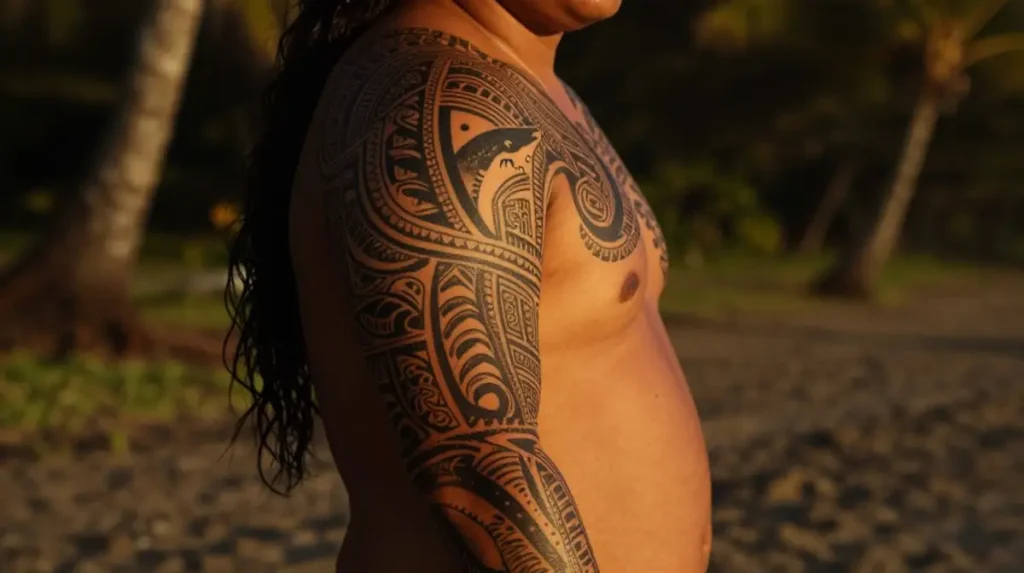 Polynesian and Tribal Sleeve Tattoos Rooted in Identity and Ancestry