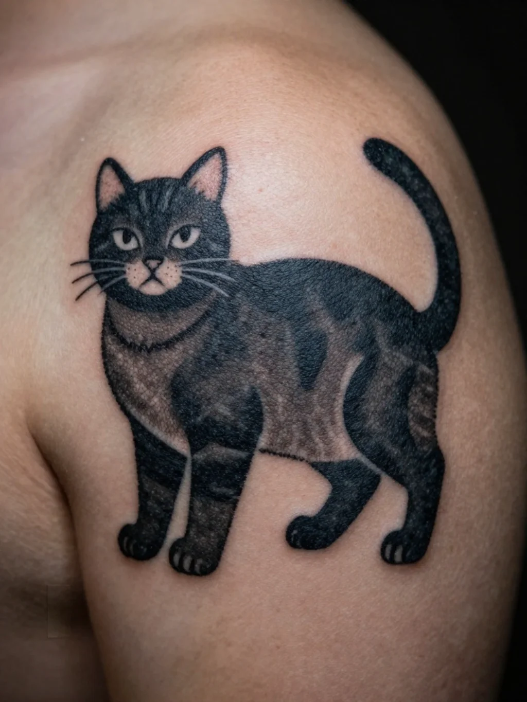 Bold Small Cat Tattoos Transforming Drab Human Flesh Forever